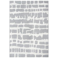 TEPPICH Mataro Paso Mazovia 160x230cm Anthrazit Creme Abstrakt Kurzflor - Anthrazit, Textil (160/230cm) - Mazovia
