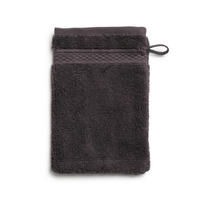 WASCHHANDSCHUH PURE LUXURY - Graphitfarben, Textil (15/20cm) - MÖVE