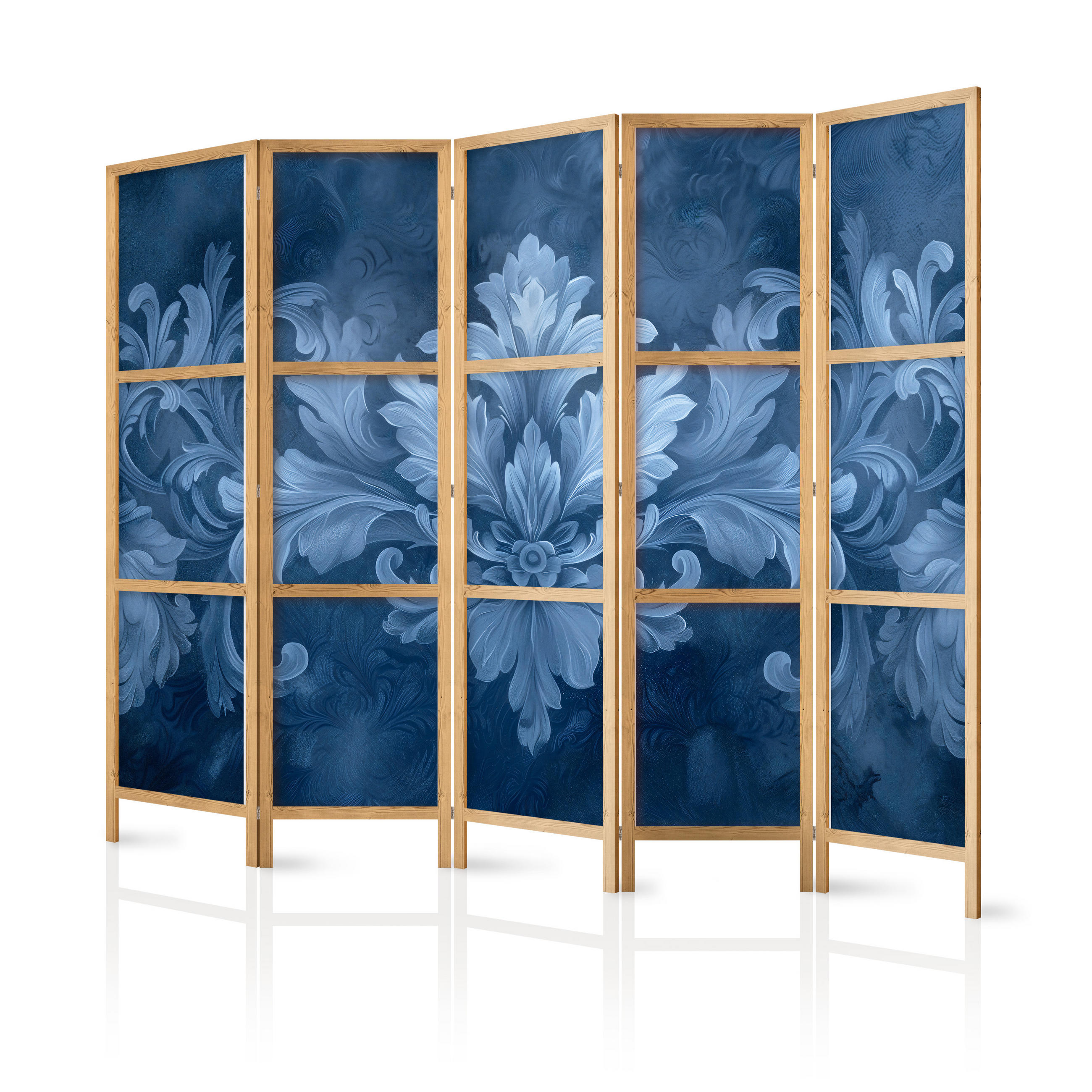 Muralo Paravent Blau 225x172x3 cm