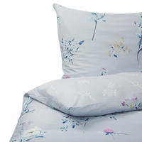 BETTWÄSCHE SET Evergreen 200/220 cm - Blau, Textil (200/220cm) - Beliani