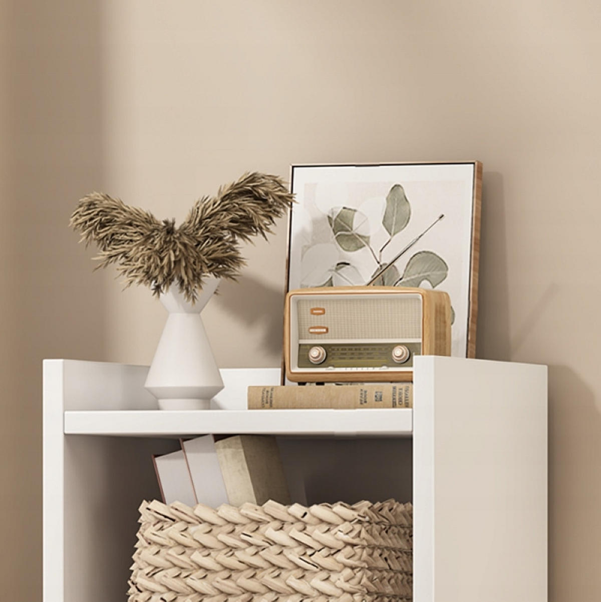 BÜCHERREGAL, weiß 40/30/180 cm - Weiß, Holzwerkstoff (40/180/30cm) - MUVU