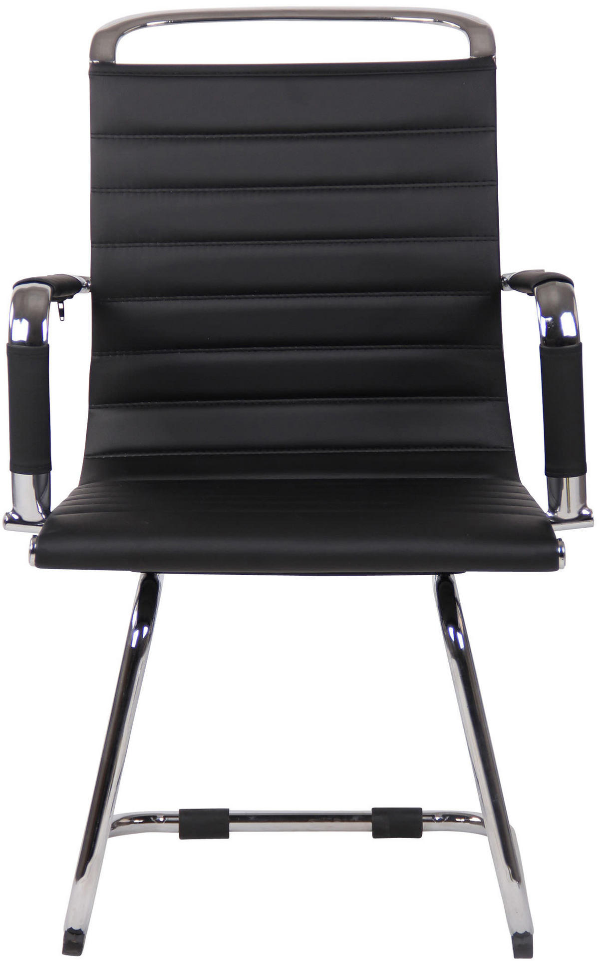 SCHWINGSTUHL 2er Set Lederlook schwarz - Schwarz, Textil/Metall (57/96/60cm) - CLP