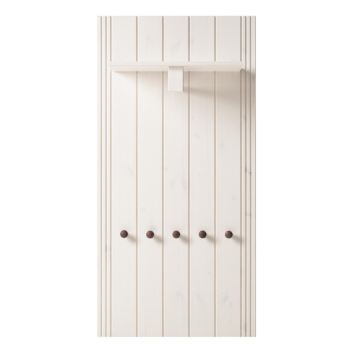 GARDEROBENSET - 2-teilig - Kiefer massiv - Kieferfarben, Holz (80/165/42cm) - home24