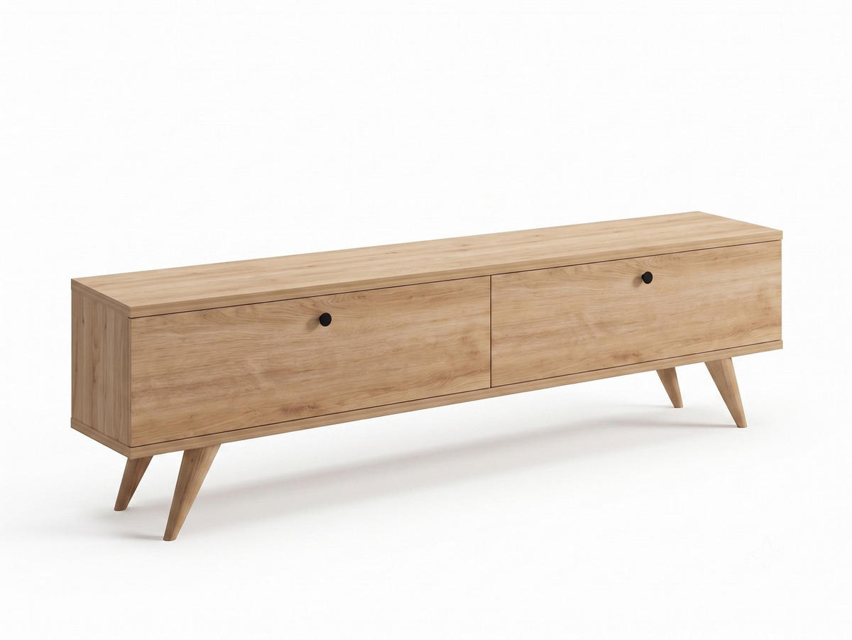 TV-MÖBEL paris - Weiß, Holz (25/40/160cm) - Habitat Garten