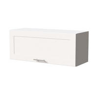 KLAPPHÄNGESCHRANK Oslo W4B/90 Weiß / Weiß Matt 90 / 32,5 / 36cm - Blum Aventos - Weiß, Holz/Holzwerkstoff (90/36/32.5cm) - Feldmann-Wohnen