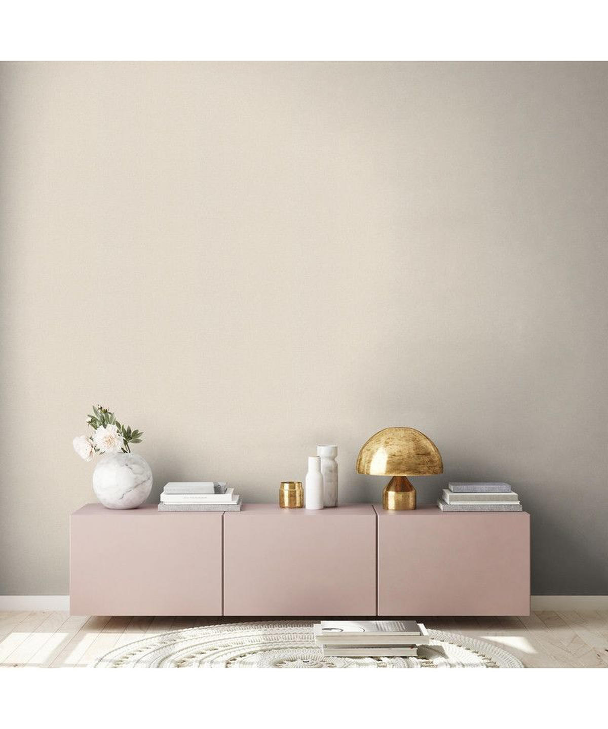 VLIESTAPETE Beige 53/1005 cm - Beige, Textil (53/1cm) - KUNSTLOFT