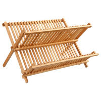ABTROPFGESTELL, faltbar, Bambus - Multicolor, Holz (25.5/33.5/42cm) - 5five Simply Smart