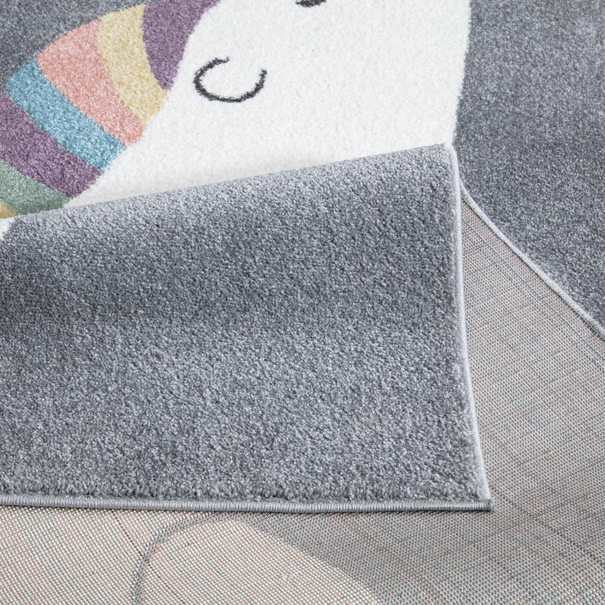 KINDERTEPPICH Anime 921 Grau 140x200 cm - Grau, Textil (140/200cm) - carpet city