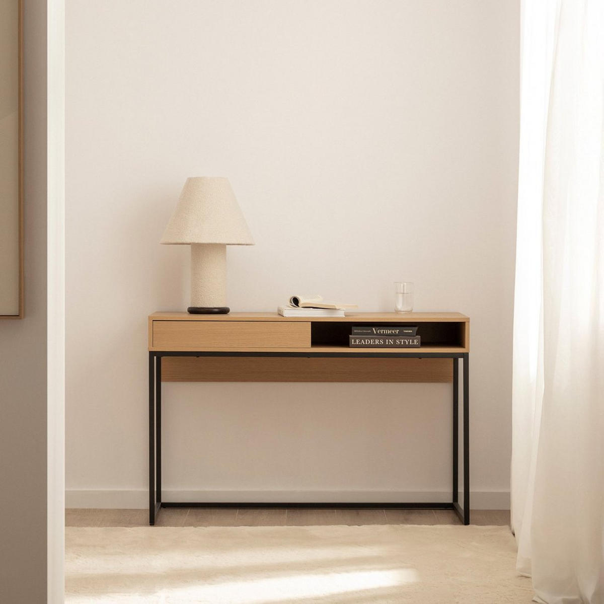 SCHREIBTISCH Aidan Natürlich 120 cm x 78 cm - Naturfarben, Holzwerkstoff (50/120/78cm) - Klast Home
