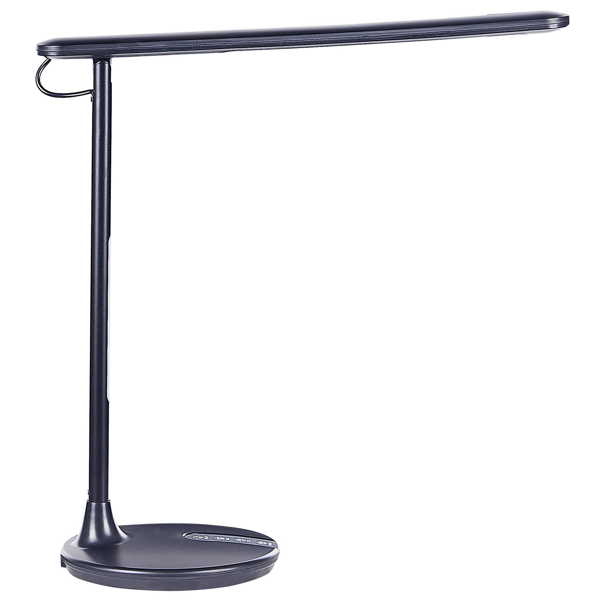 SCHREIBTISCHLAMPE Draco 17/48/38 cm - Schwarz, Metall (17/32/38cm) - Beliani