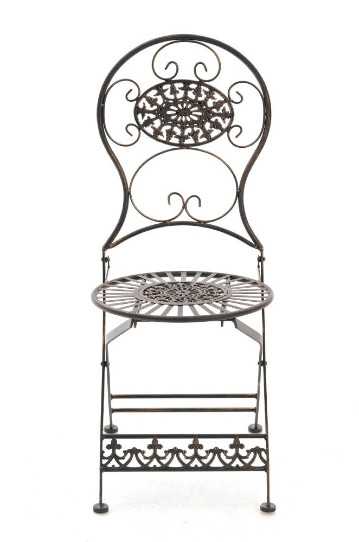 GARTENSTUHL Moni bronze - Braun, Metall (43/50/91.5cm) - TPFGarden