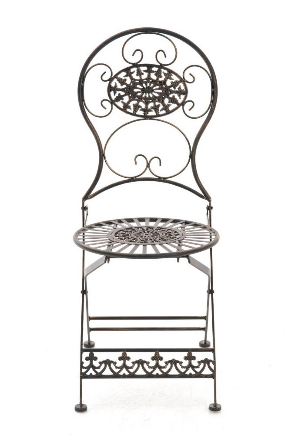 GARTENSTUHL Moni bronze - Braun, Metall (43/50/91.5cm) - TPFGarden