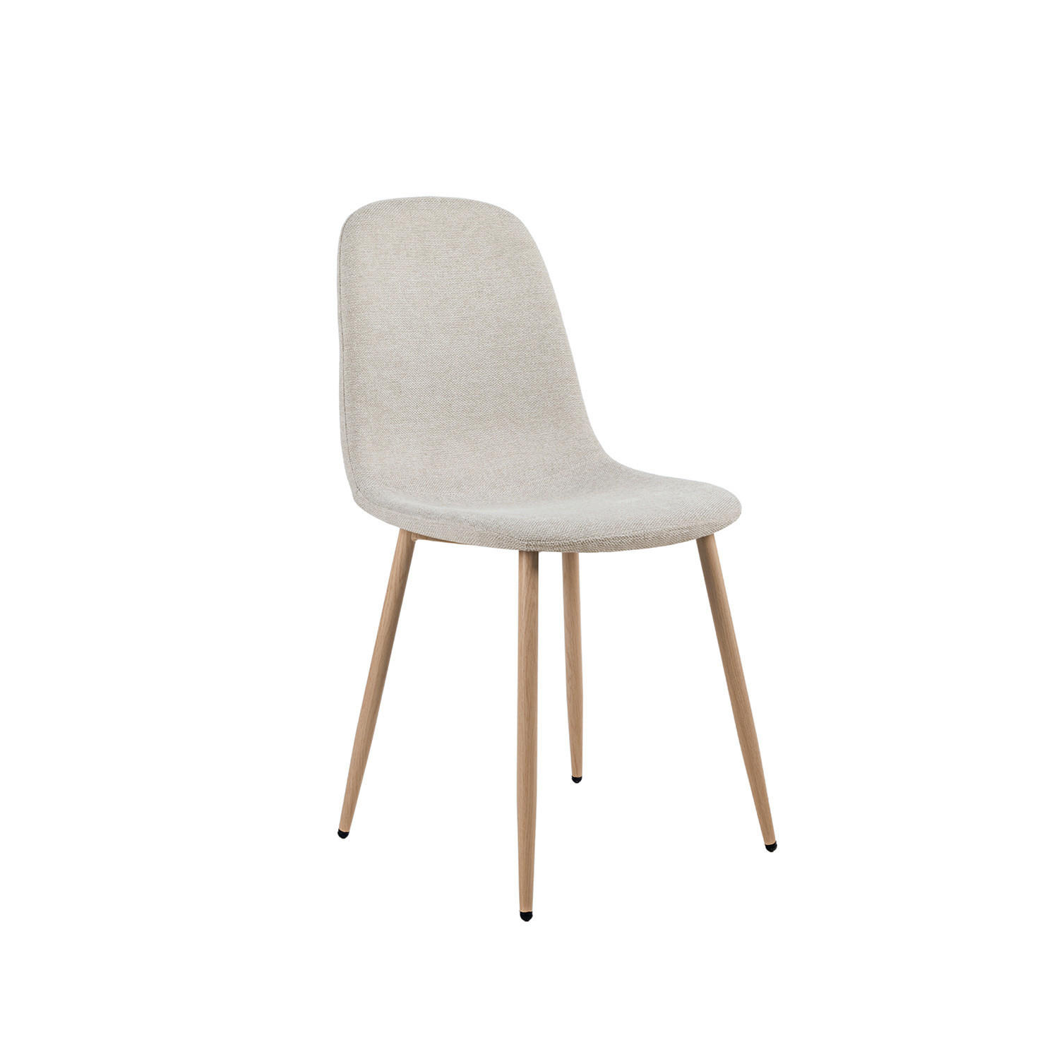 ESSZIMMERSTUHL Ellis Beige 43 cm x 87 cm - Beige, Textil (43/87/54cm) - Klast Home