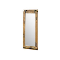 SPIEGEL Mango 59x6x145 natur lackiert RAILWAY #1010 - Braun, Holz (59/145/6cm) - Massivmoebel24