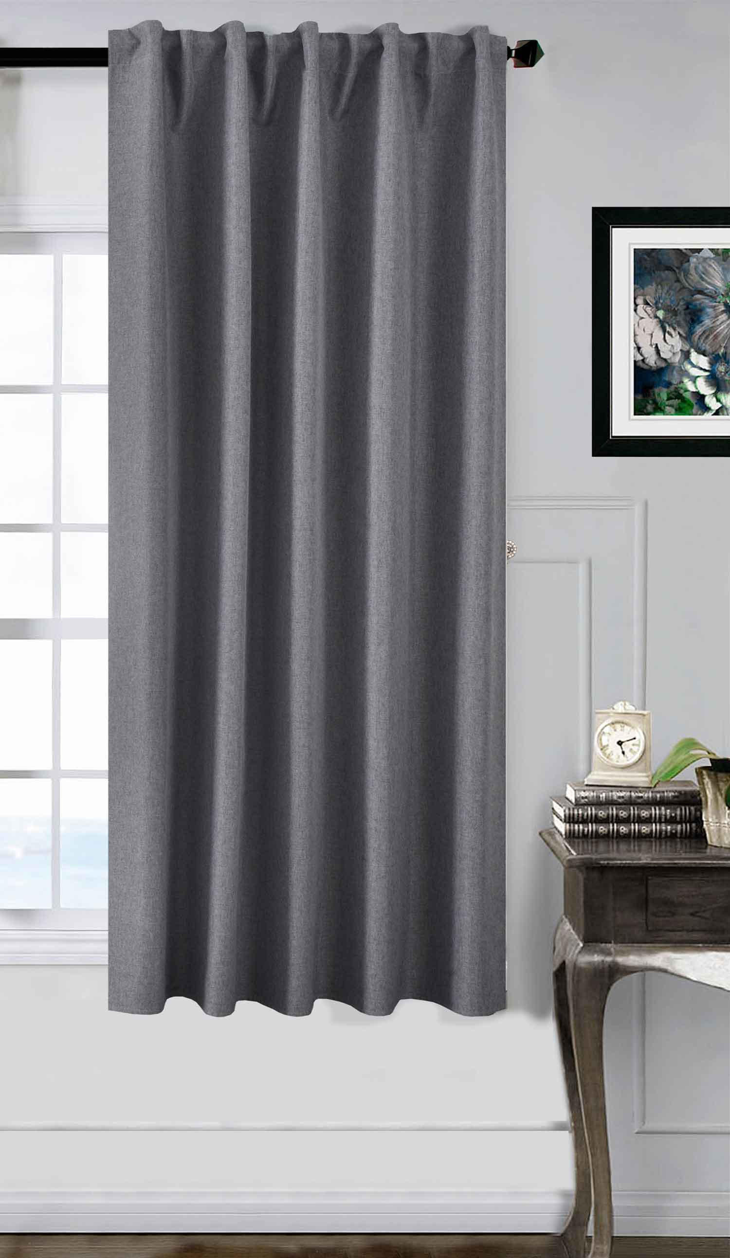 VORHANG BOSTON DARK HxB 175x140 cm Dunkelgrau - Dunkelgrau, Textil (140/175cm) - Gardinenbox