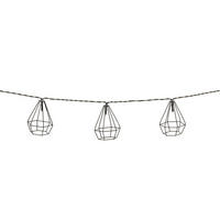 GARTENLICHTERKETTE 335 cm - Schwarz, Metall (335cm) - Atmosphera Createur d´interieur