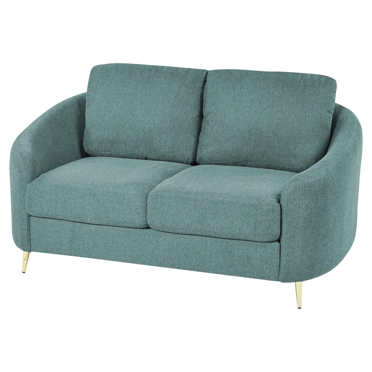 2-SITZER-SOFA Polsterbezug Mintgrün Trosa - Mintgrün, Textil (153/88/86cm) - Beliani