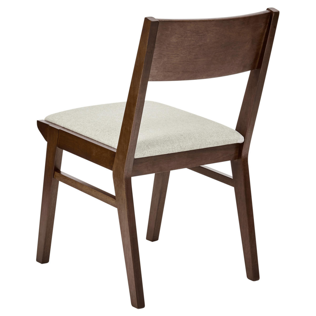 ESSZIMMERSTUHL 2er-Set Hellbeige Enola - Beige/Braun, Holz (45/80/60cm) - Beliani