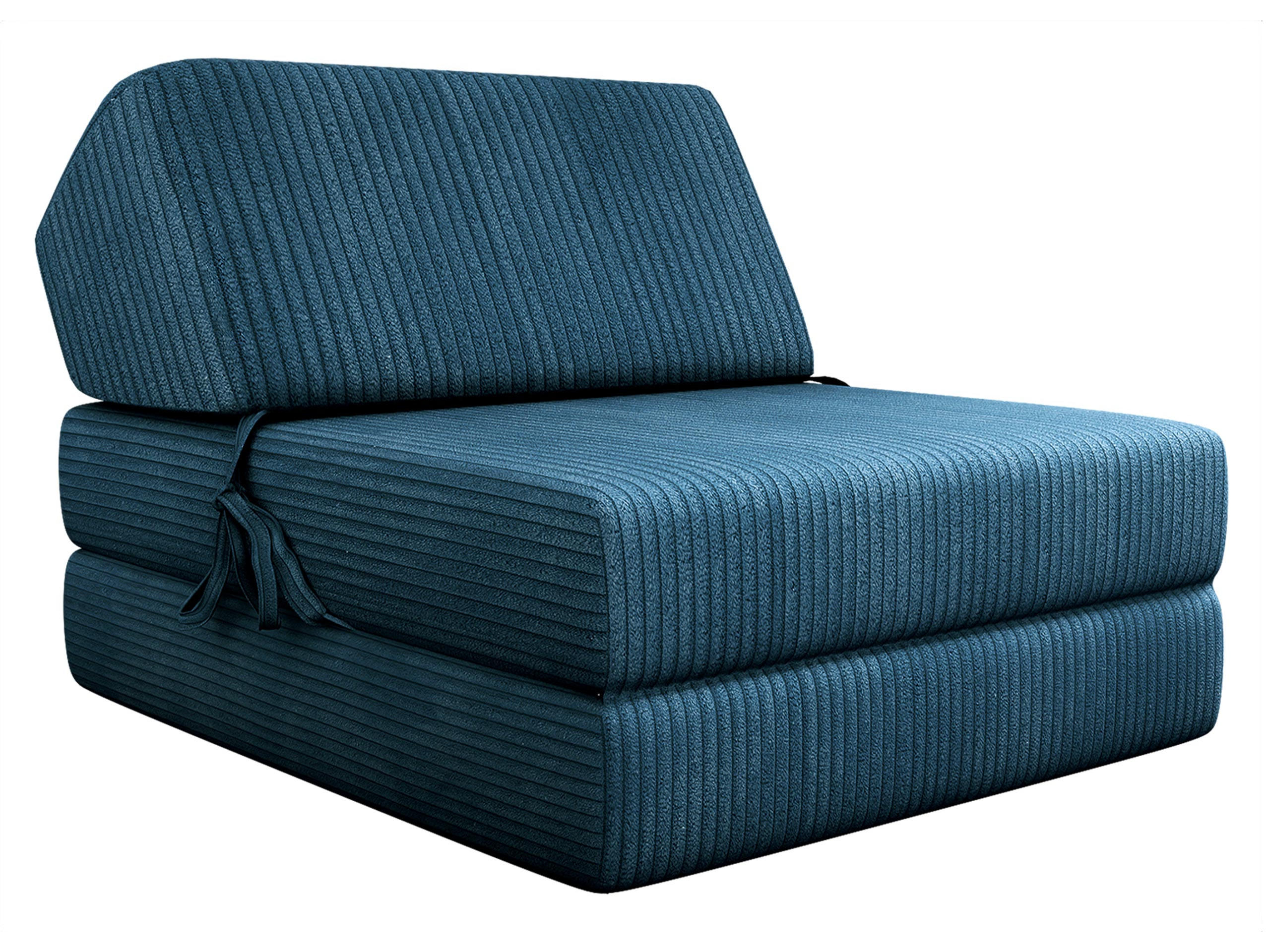 CANAPEA EXTENSIBILA PAT Kevin Reiat - albastru, material textil (73/58/90cm) - MIRJAN24