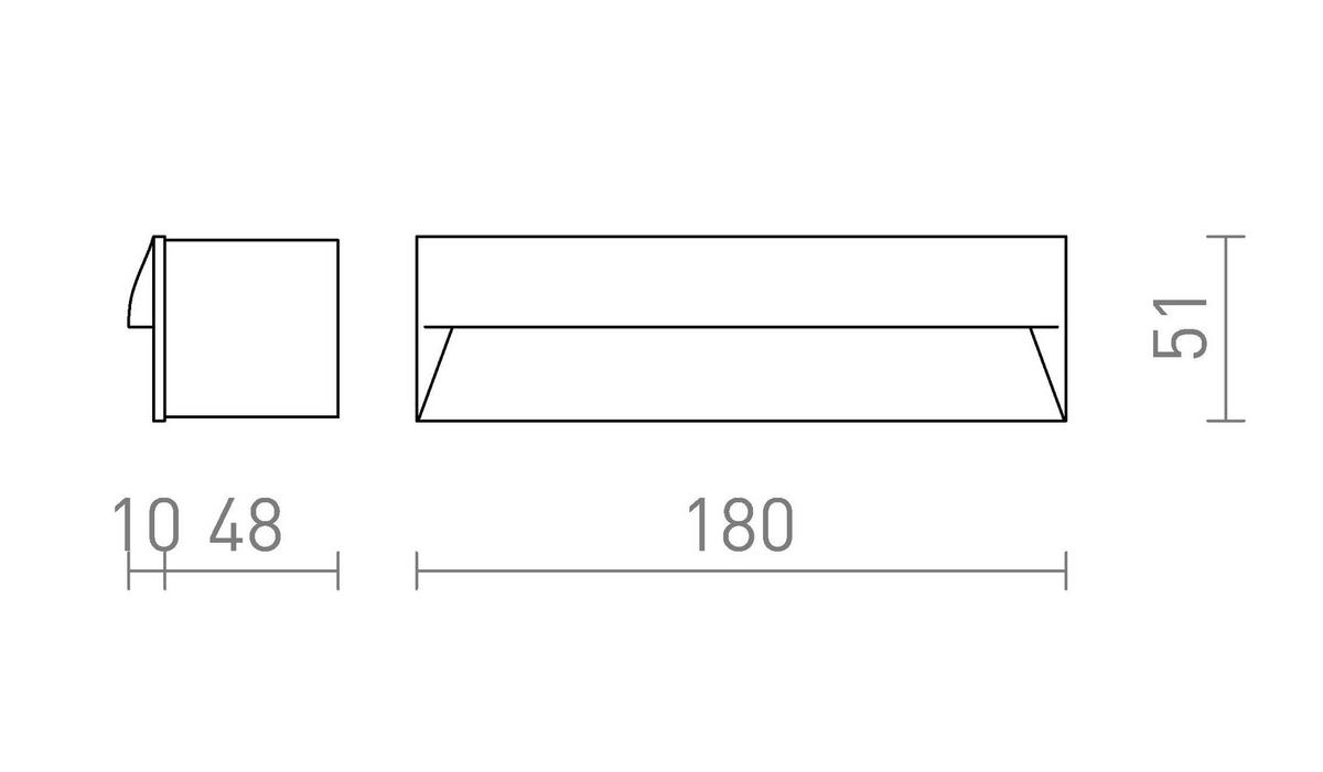 AUSSENLEUCHTE REP 18 Weiß 6 W IP65 - Weiß, Metall (1/18/5cm) - Rendl