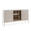 SIDEBOARD SENTIERO 154/83/39 cm mit LED 3 Türen Kaschmir - Kaschmir, Holzwerkstoff (154/83/39cm) - MASSENO