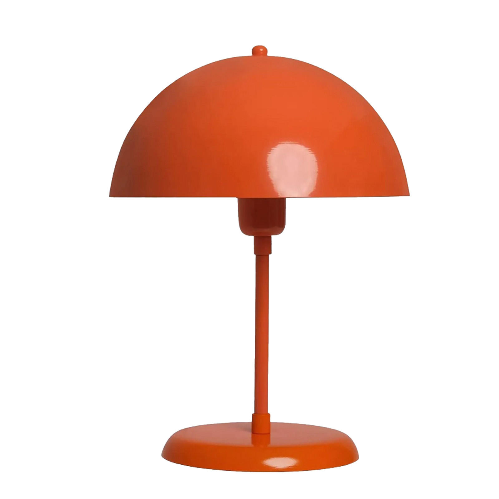 TISCHLEUCHTE Kleine Pilzlampen 26/35 - Orange, Metall (26/35cm) - Bamyum