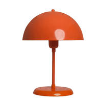 TISCHLEUCHTE Kleine Pilzlampen 26/35 - Orange, Metall (26/35cm) - Bamyum
