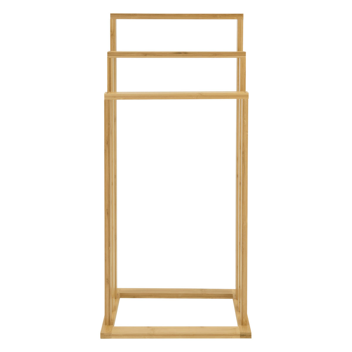 HANDTUCHSTÄNDER Rana - Naturfarben, Holz (40/82/24cm) - [en.casa]
