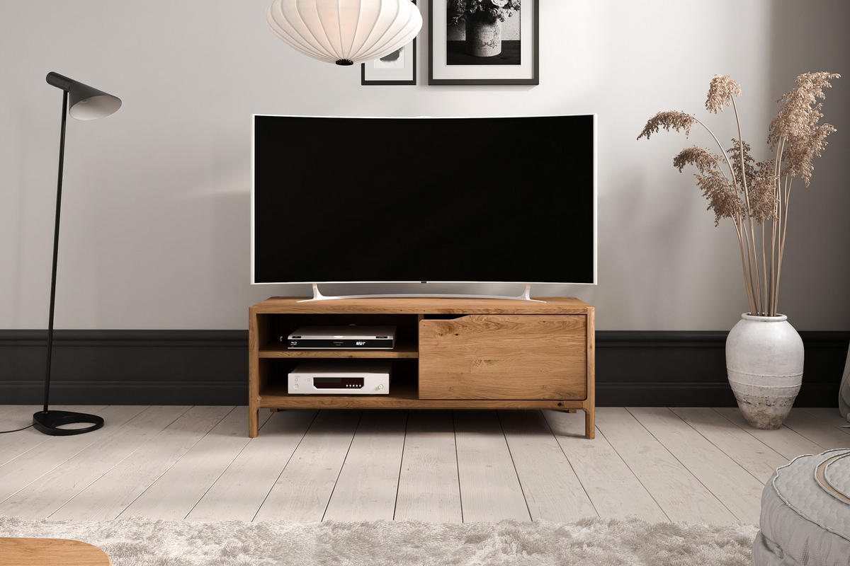 TV-SCHRANK PAUL Wildeiche - Wildeiche, Holz (111/48/50cm) - byoak