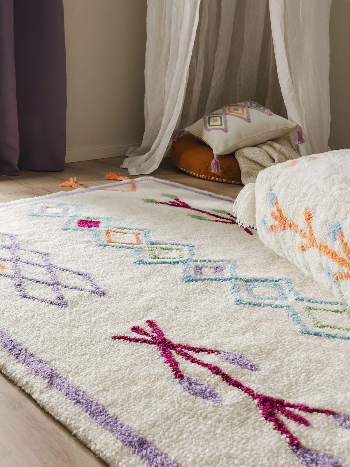 KINDERTEPPICH Malika Multicolor 120x170 cm - Multicolor, Textil (120/170cm) - Lytte