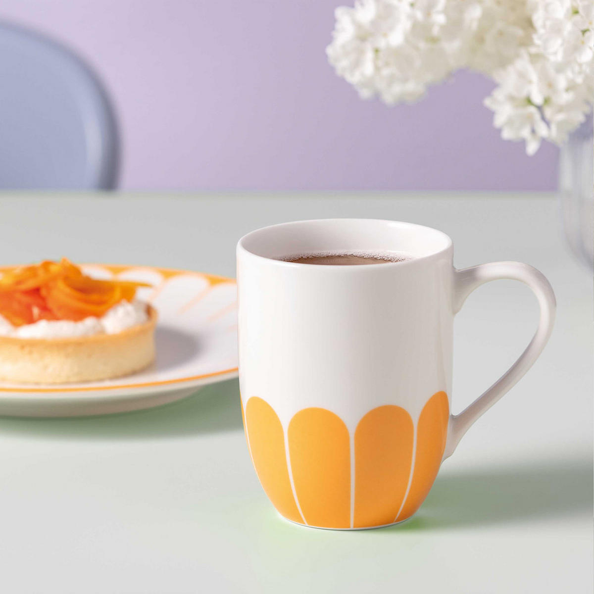 HENKELBECHER Fleur Couleur Soleil 290 ml 6er Set - Gelb, Keramik (0.29L) - Villeroy & Boch