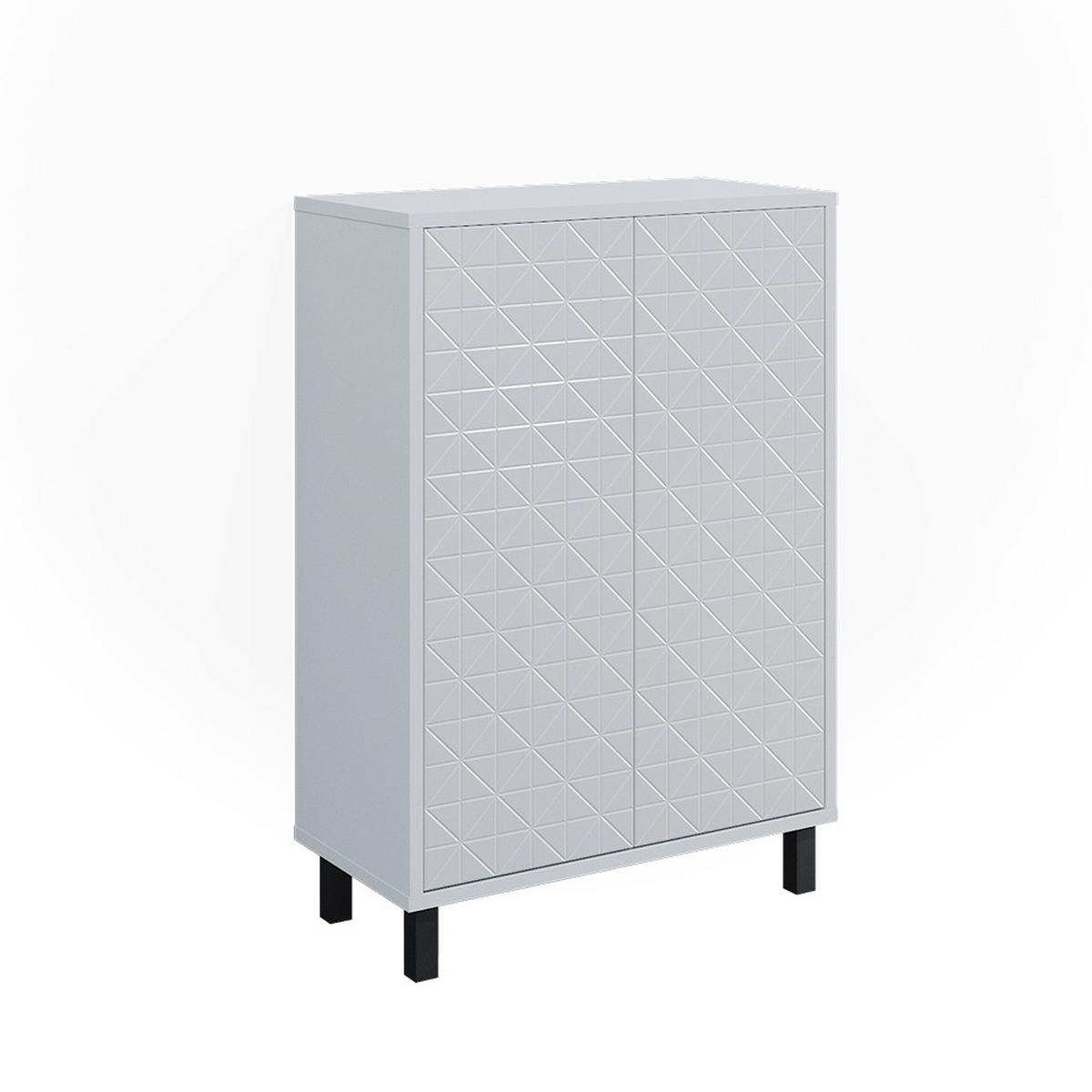 MIDISCHRANK Agasta Weiß 56.2 x 83.2 cm - Weiß, Holzwerkstoff (56.2/83.2/28cm) - Vicco