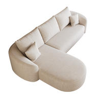 ECKSOFA DE-34817 2-Sitzer Chaiselongue links Weiß - Weiß, Textil (168/266cm) - ComfortXL