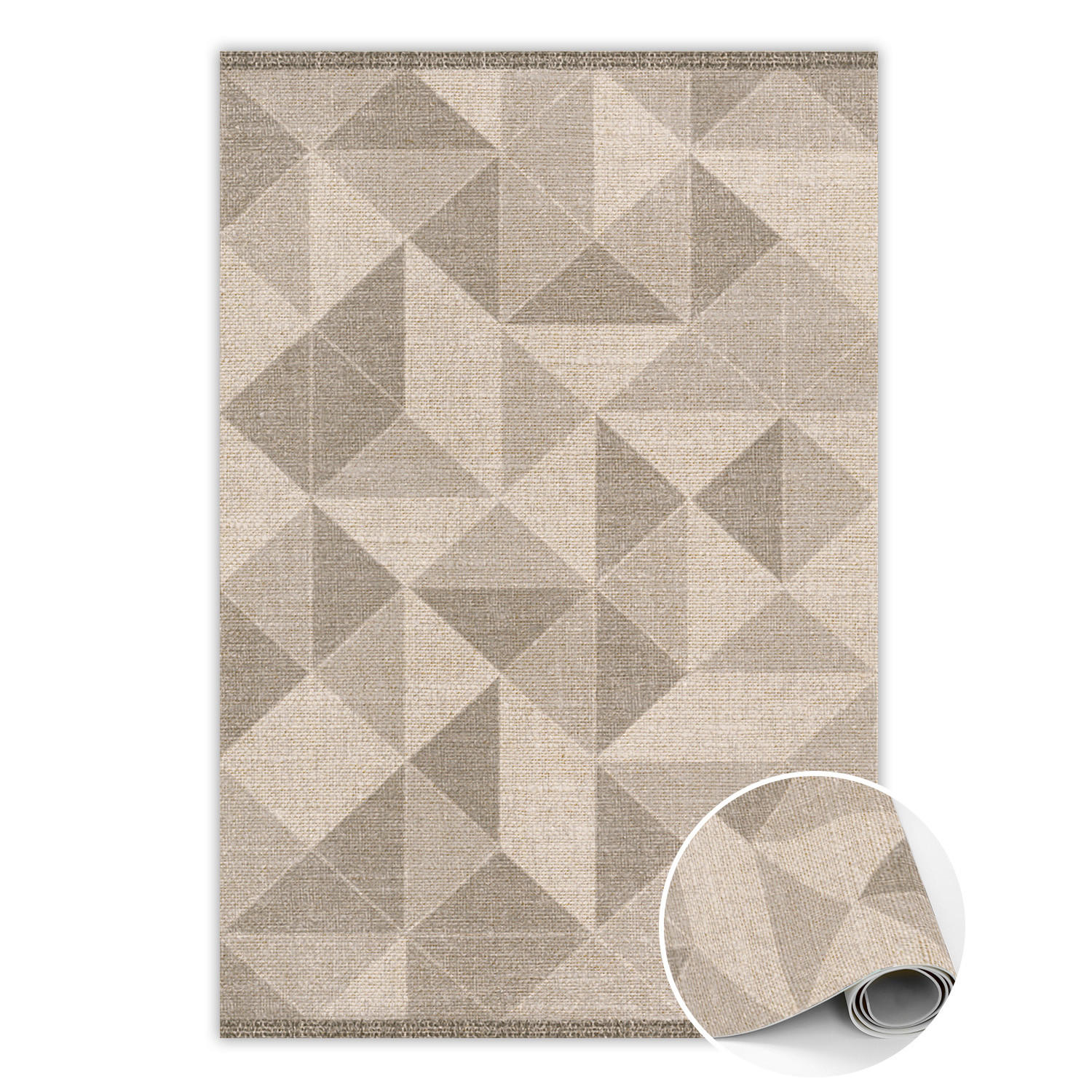 ArtPrintCave Vinyl-Teppich Braun 100x1.6 cm
