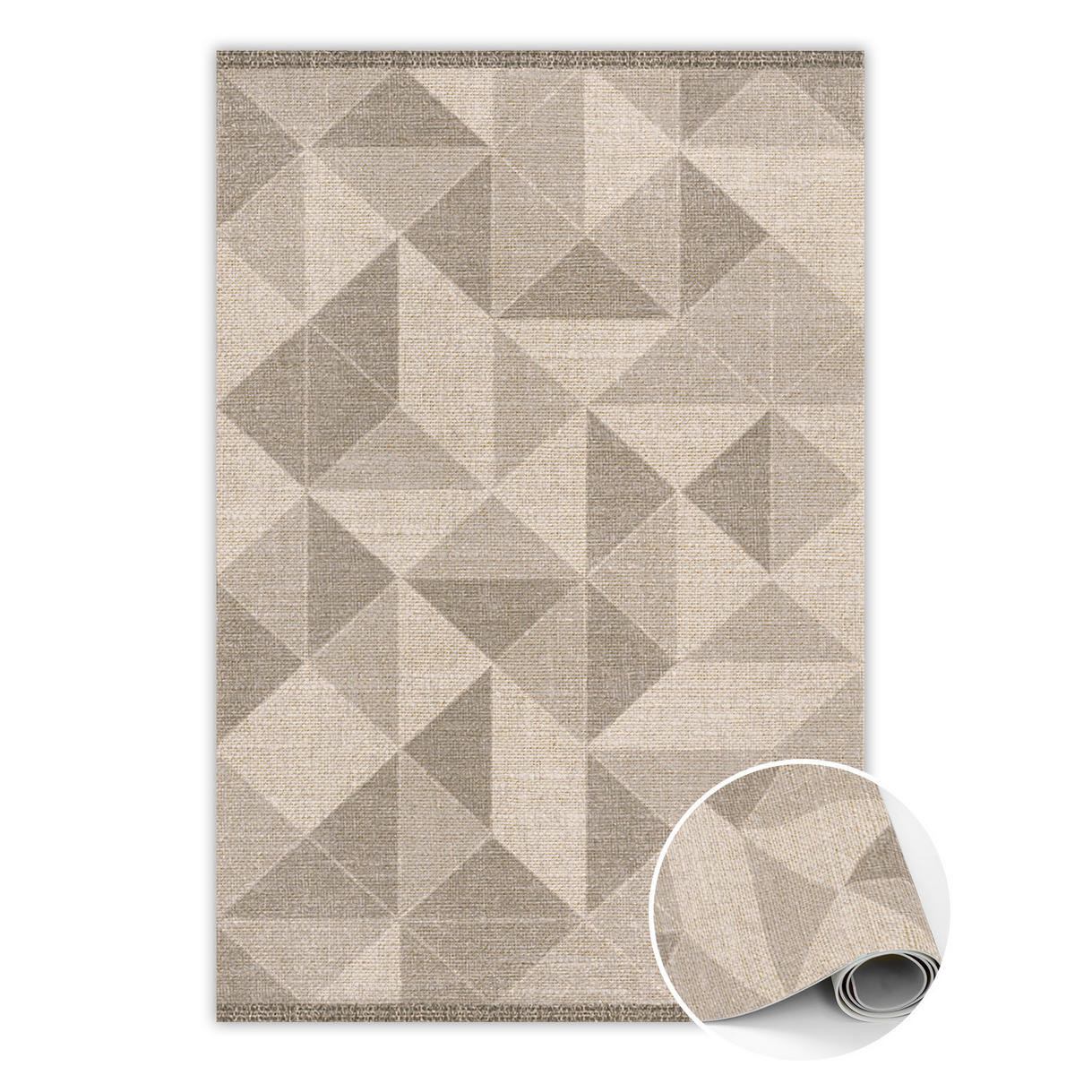 VINYL-TEPPICH 150x100 cm Braun - Braun, Kunststoff (100/1.6cm) - ArtPrintCave