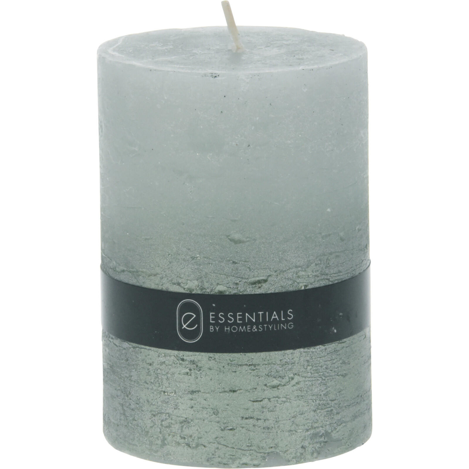 Home Styling Collection Kerze Grau 7x10x7 cm