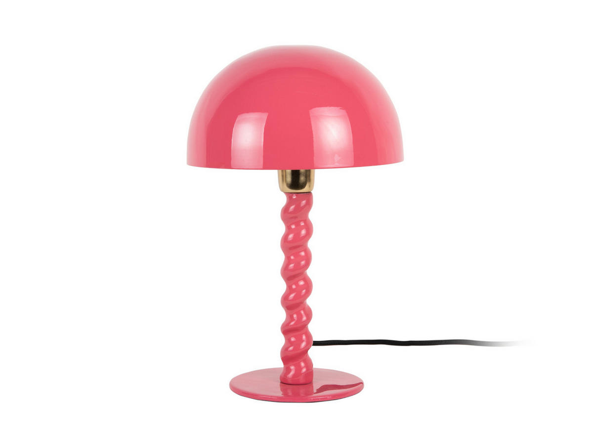 TISCHLAMPE Prisa 25/25/39 cm - Pink, Metall (25/25/39cm) - Leitmotiv
