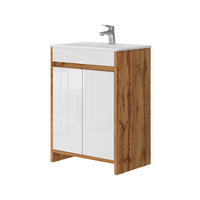 VANITY UNIT Lemgo Zlatý mocný dub - medově dubová, kompozitní dřevo (59.6/81.9/40cm) - Vicco