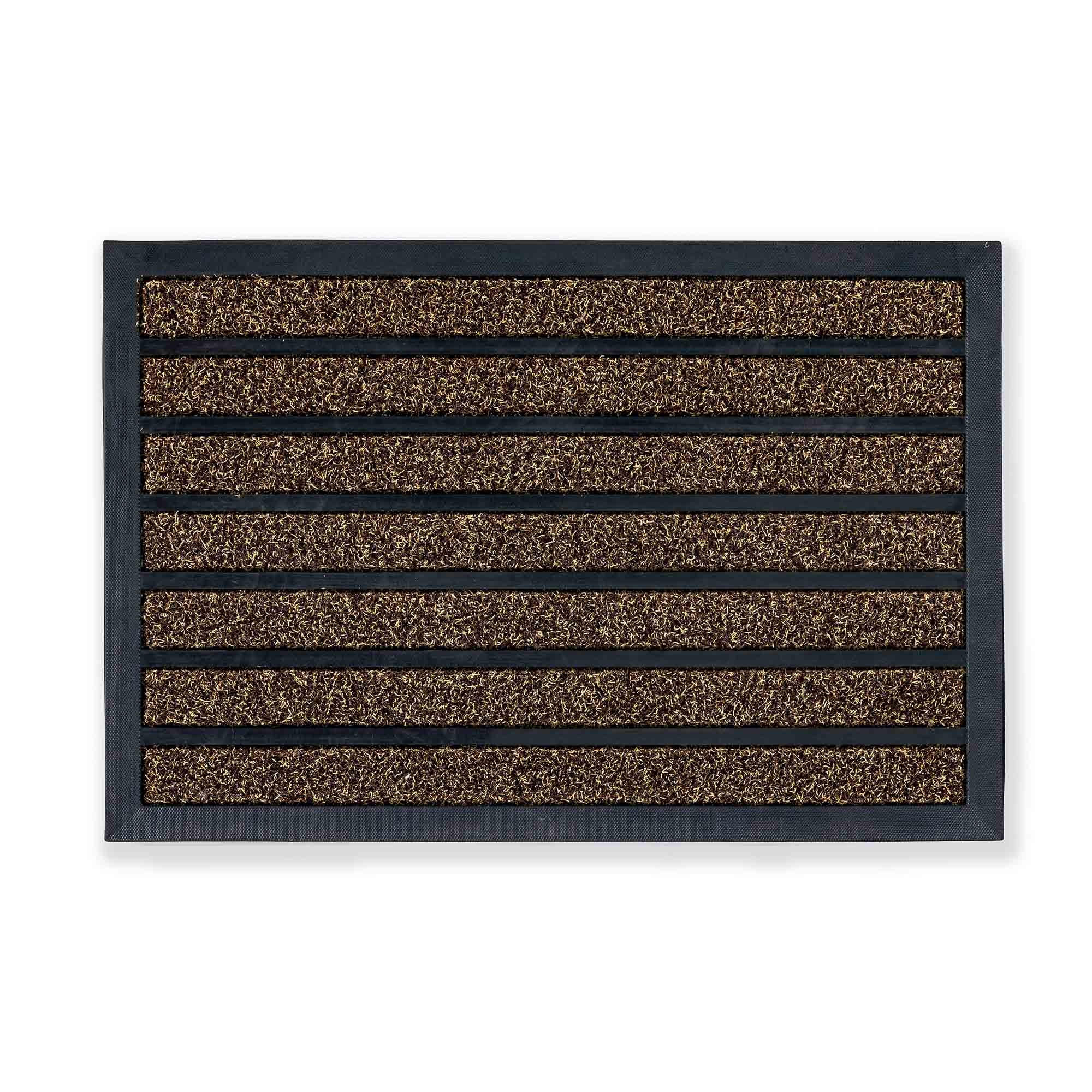 SCHMUTZFANGMATTE AUßEN SCRAPER LINE - Braun, Textil (45/75cm) - Astra