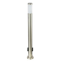 LED STEHLEUCHTE Silber opal - Silberfarben, Metall (13.1/13.1/110cm) - Globo Lighting