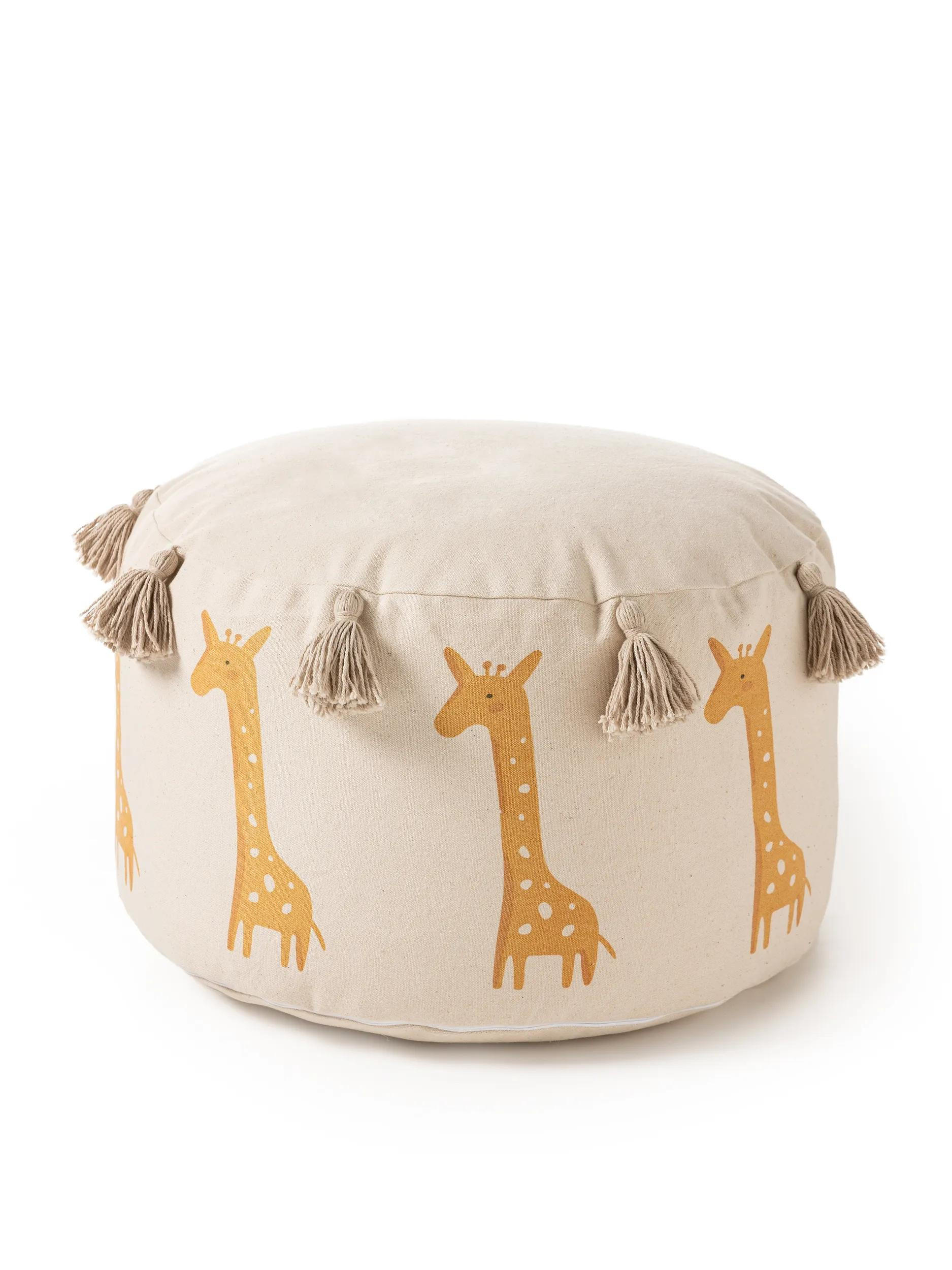 POUF Savannah Gelb 45x45x25 cm - Gelb, Textil (45/25/45cm) - Lytte