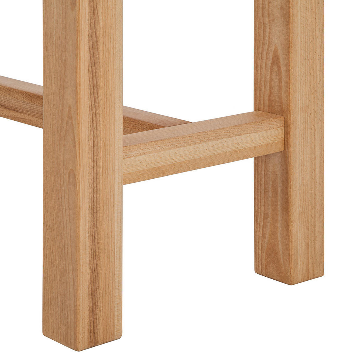 BARTISCH - Kernbuche massiv, geölt - Kernbuche, Holz (45/108/107cm) - home24