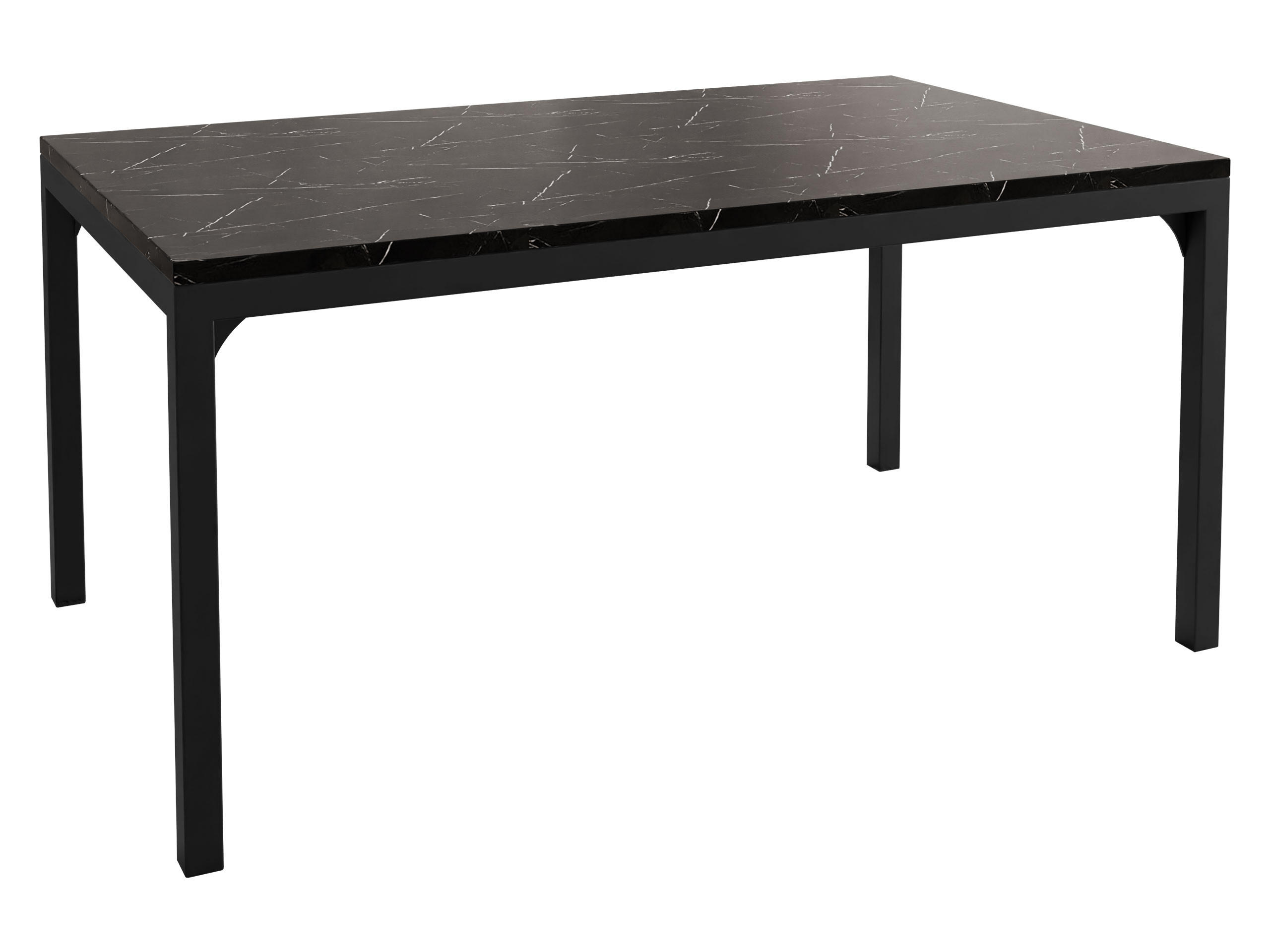 COUCHTISCH Mocca 1 - Schwarz, Holzwerkstoff/Metall (60/100/50cm) - MIRJAN24