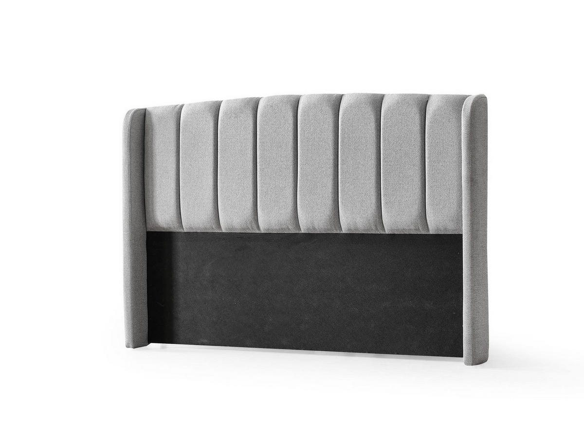 POLSTERBETTSET Alegra Master 120x200 Grau - Grau, Textil/Metall (120/200cm) - Villa Möbel