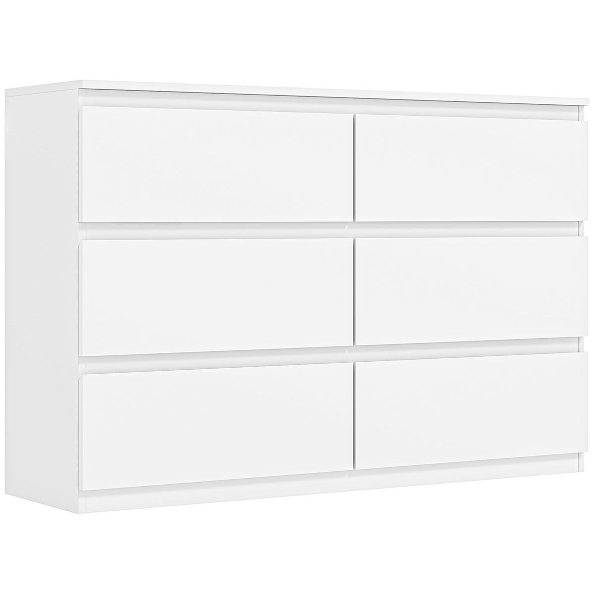NACHTTISCH Weiß 34.0/112.0/75.0cm - Weiß, Holzwerkstoff (112/75/34cm)
