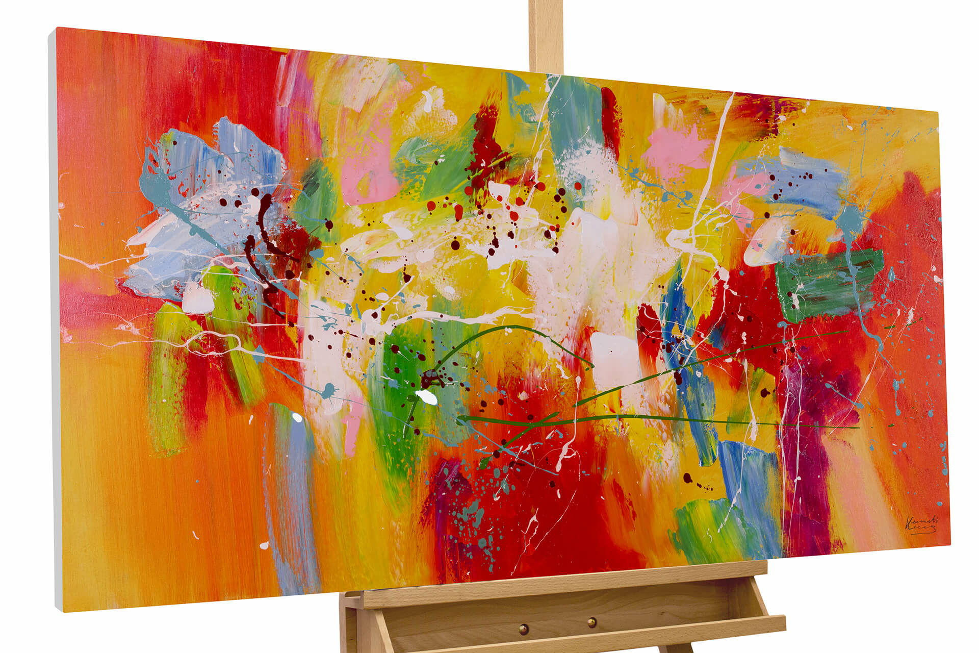 Kunstloft Leinwandbild Mehrfarbig 120x60 cm