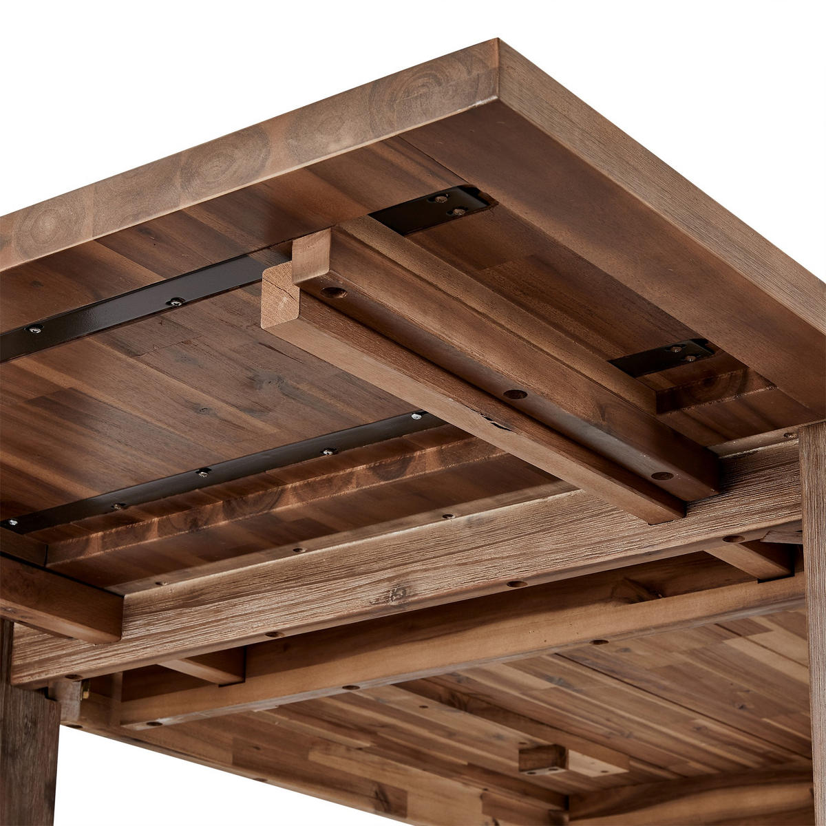 TISCHPLATTE 90x50 cm Akazienholz - Braun, Holzwerkstoff (90/50/2cm) - ebuy24
