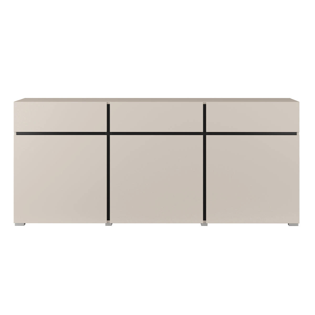 SIDEBOARD Lilia Kašmír - kašmírová, kompozitní dřevo (180/78/40cm) - Petits-meubles