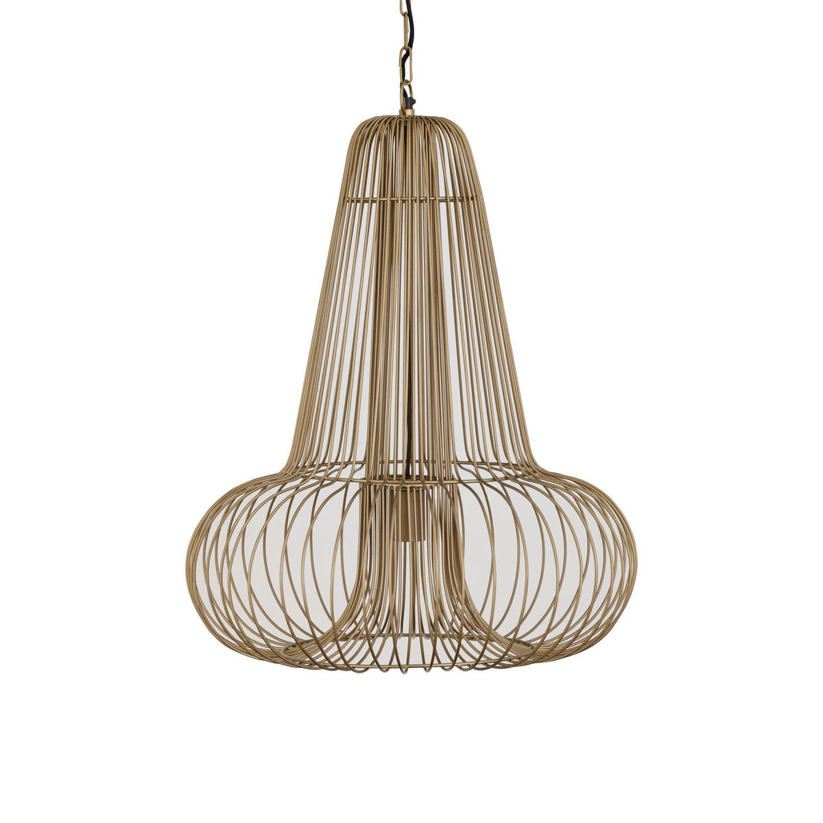 HÄNGELAMPE Aluesi Braun 55/55/65cm - Braun, Metall (55/55/65cm) - PTMD Collection