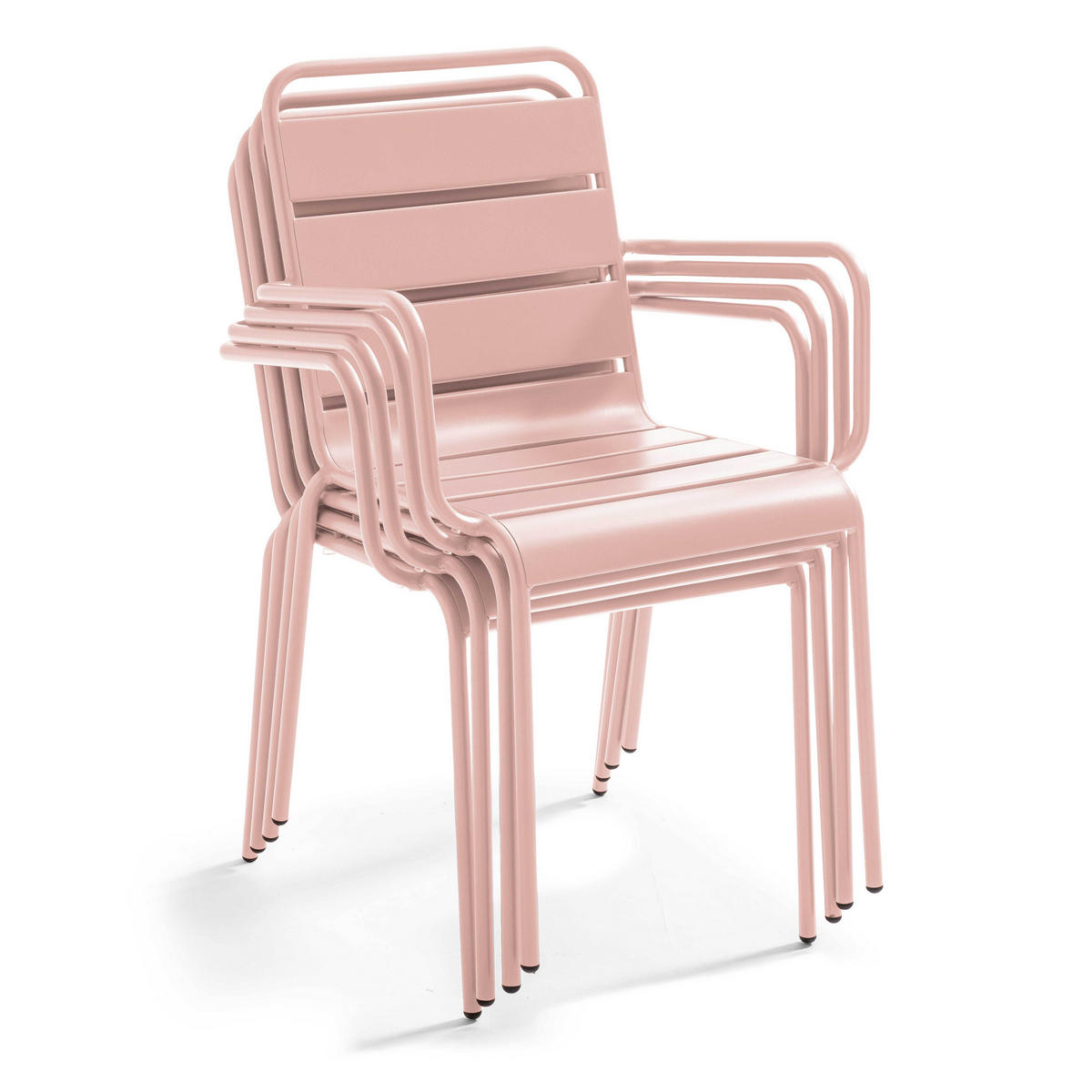 GARTENSET 9-tlg., Rosa - Pink, Metall - Oviala
